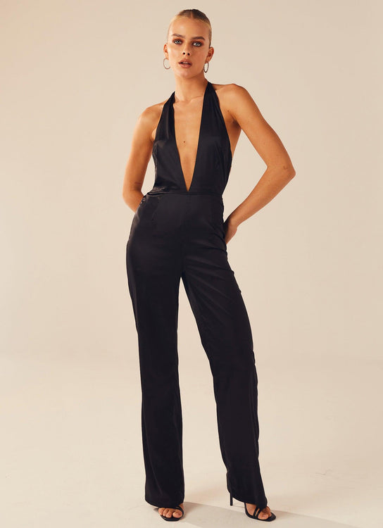 Noisy May Sellina Black Slouchy Pants < TROUSERS/JUMPSUITS