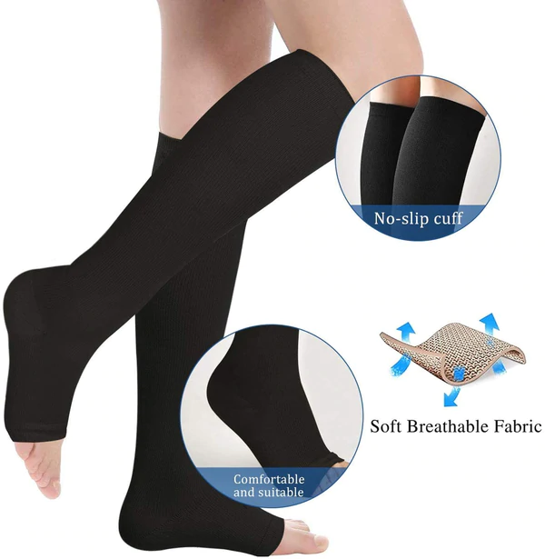 Open Toe vs Closed Toe Compression Stockings: What's the Difference ...