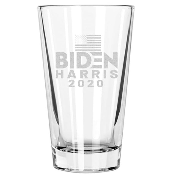 Biden Harris 2020 - Pint Glass - Case Pack - 45/case at $4/pc