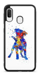 Coque Samsung Jack Russell<br>Peinture Multicolore<br>Galaxy A.. et M.. voir fiche Coques Boutique Jack Russell For Samsung A6 2018 254 
