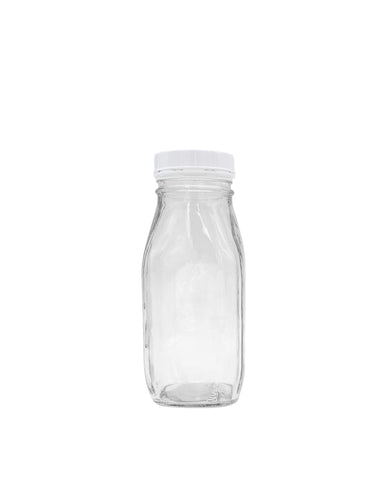 16 Oz Glass Water Bottle Virtually Unbreakable with Thick Sides and  Screw-on Cap 