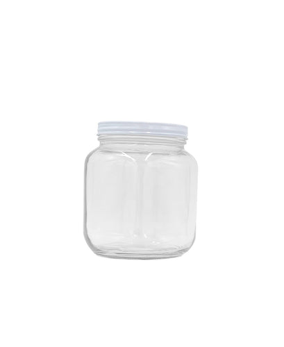 Wide-Mouth Glass Jars Bulk Pack - 1/2 Gallon, Metal Cap