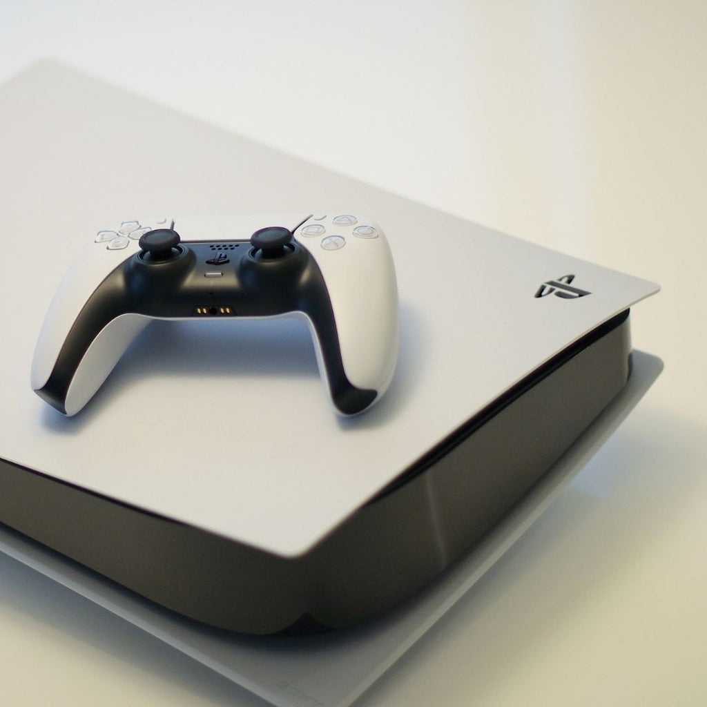 A White PlayStation 5 (PS5)