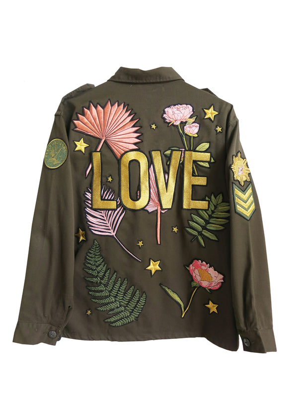 BLUEMARBLE Khaki Embroidered Jacket