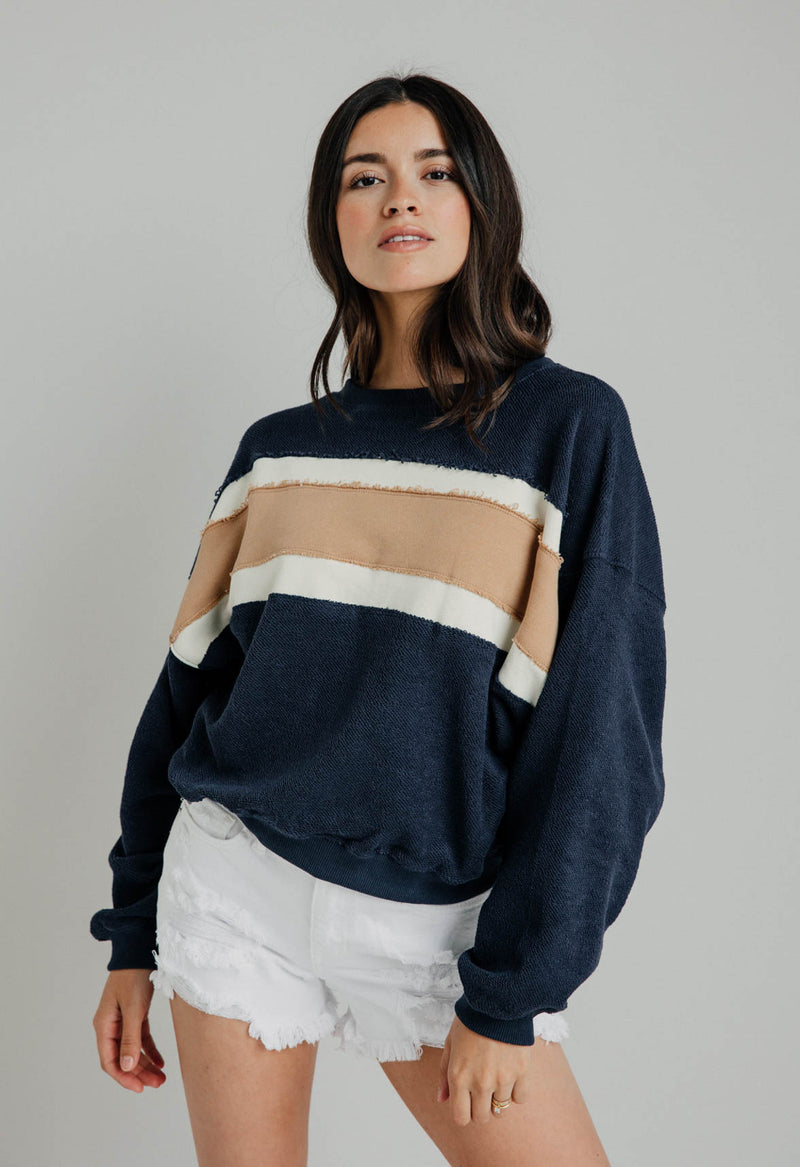 Blue Seas Sweater - NAVY