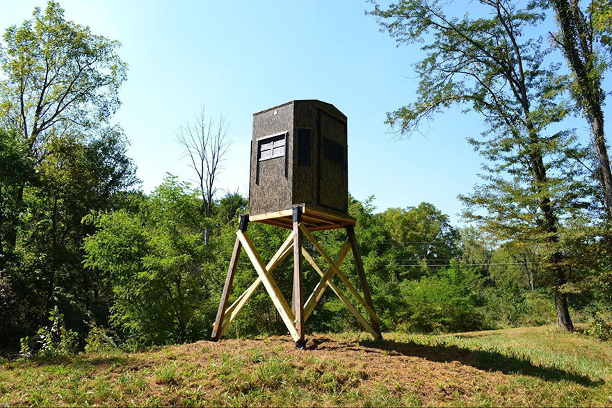 elevated hunting blind