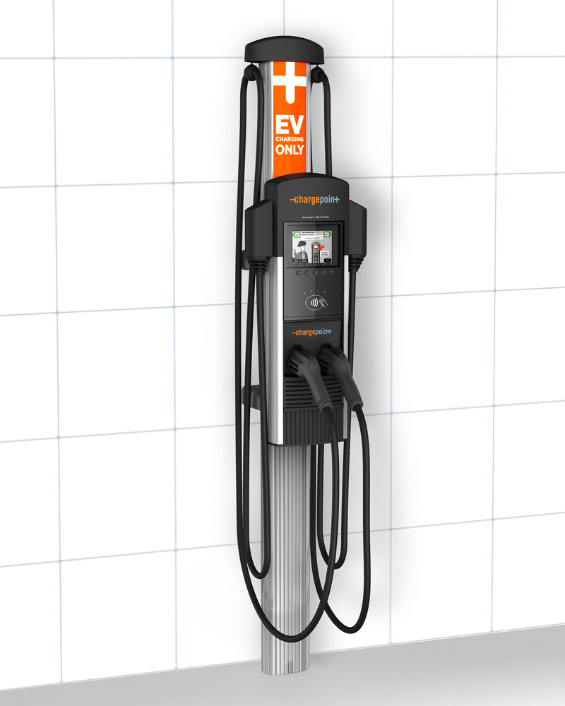 ChargePoint CT4023 Level 2 EV Charger Dual Output, Wall Mount