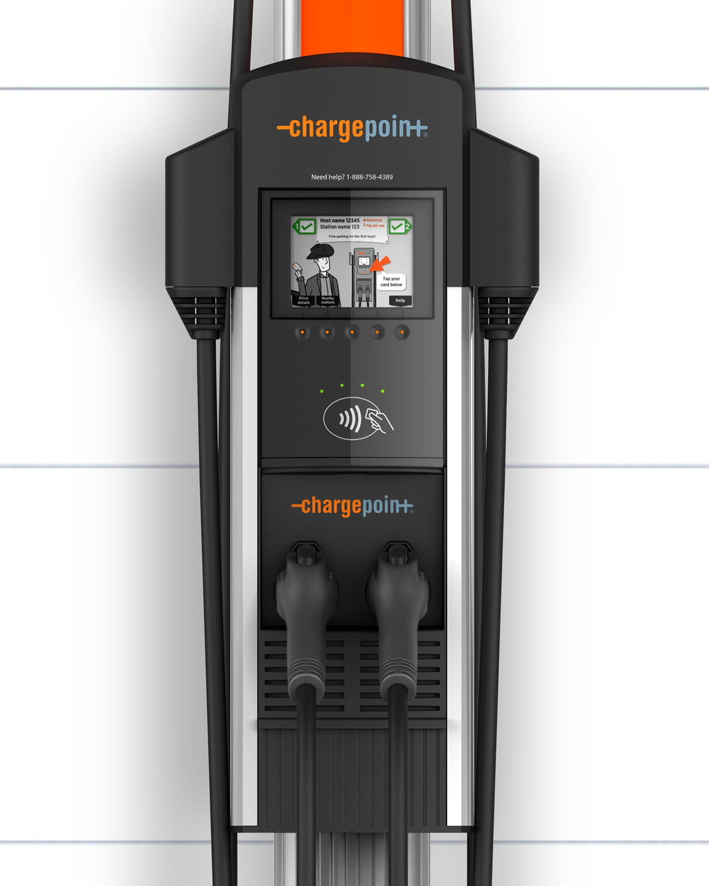 ChargePoint CT4023 Level 2 EV Charger Dual Output, Wall Mount