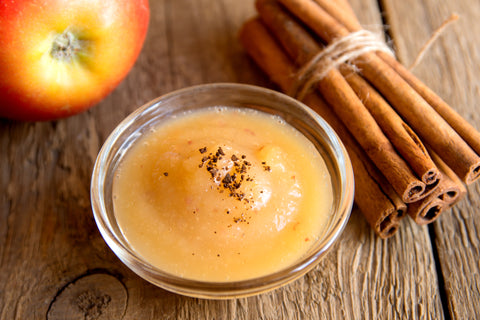 Homemade Cinnamon Applesauce with Traditional Tonic Nourishing Collagen