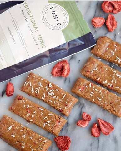 Strawberry Coconut Superfood Bars