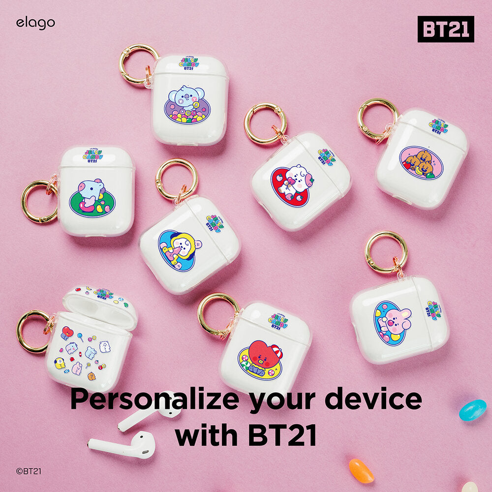 BT21 | elago Jelly Candy Case for AirPods 1 & 2 [8 Styles]