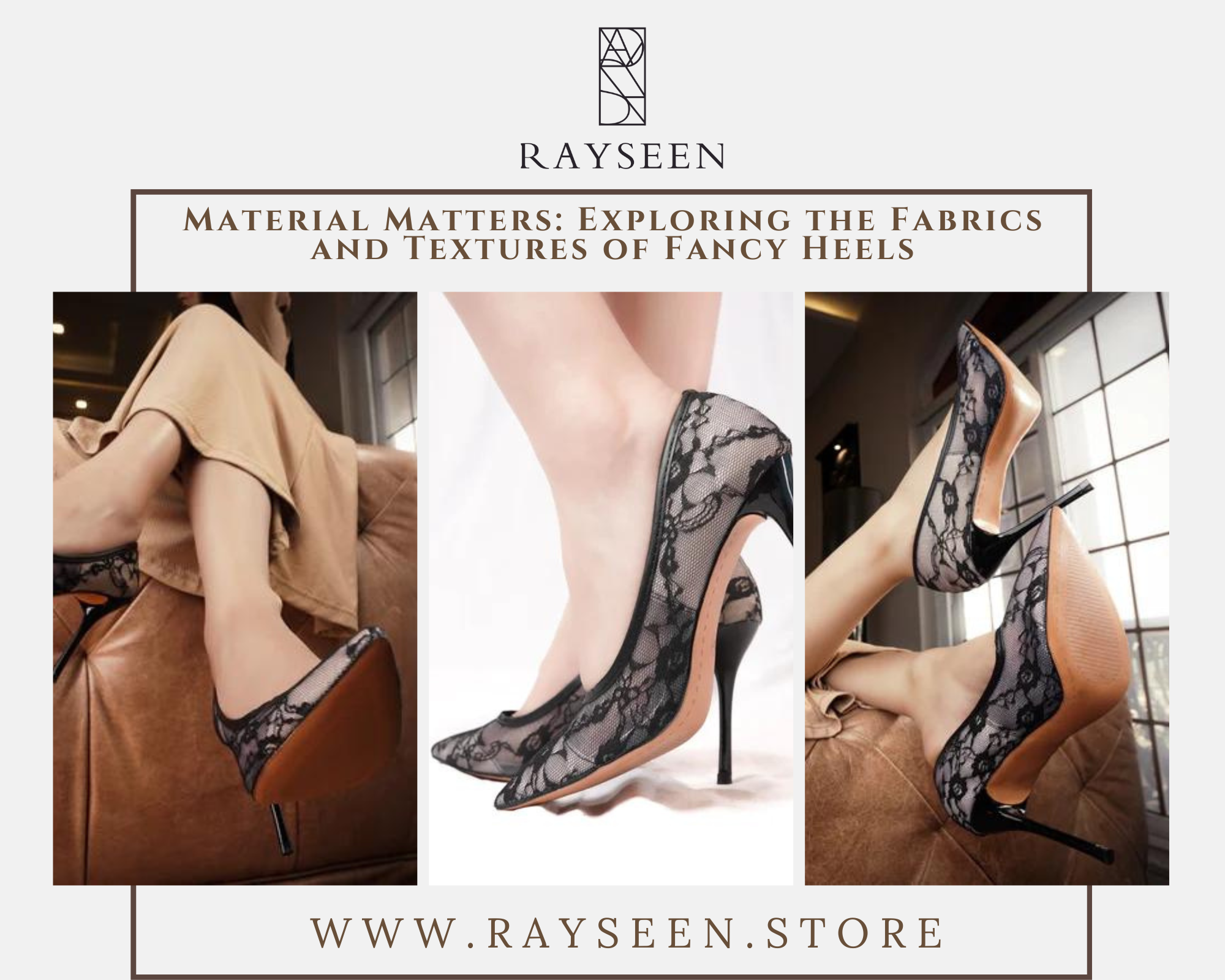 Material Matters Exploring the Fabrics and Textures of Fancy Heels
