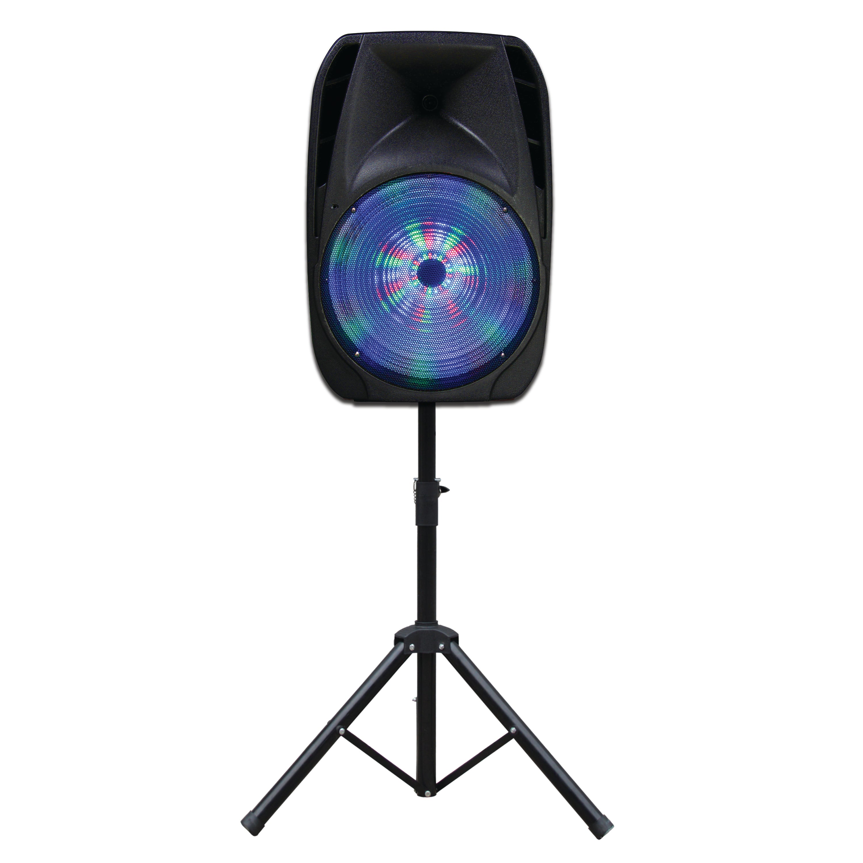 15” Professional Bluetooth Speaker with Tripod Stand – Supersonic Inc