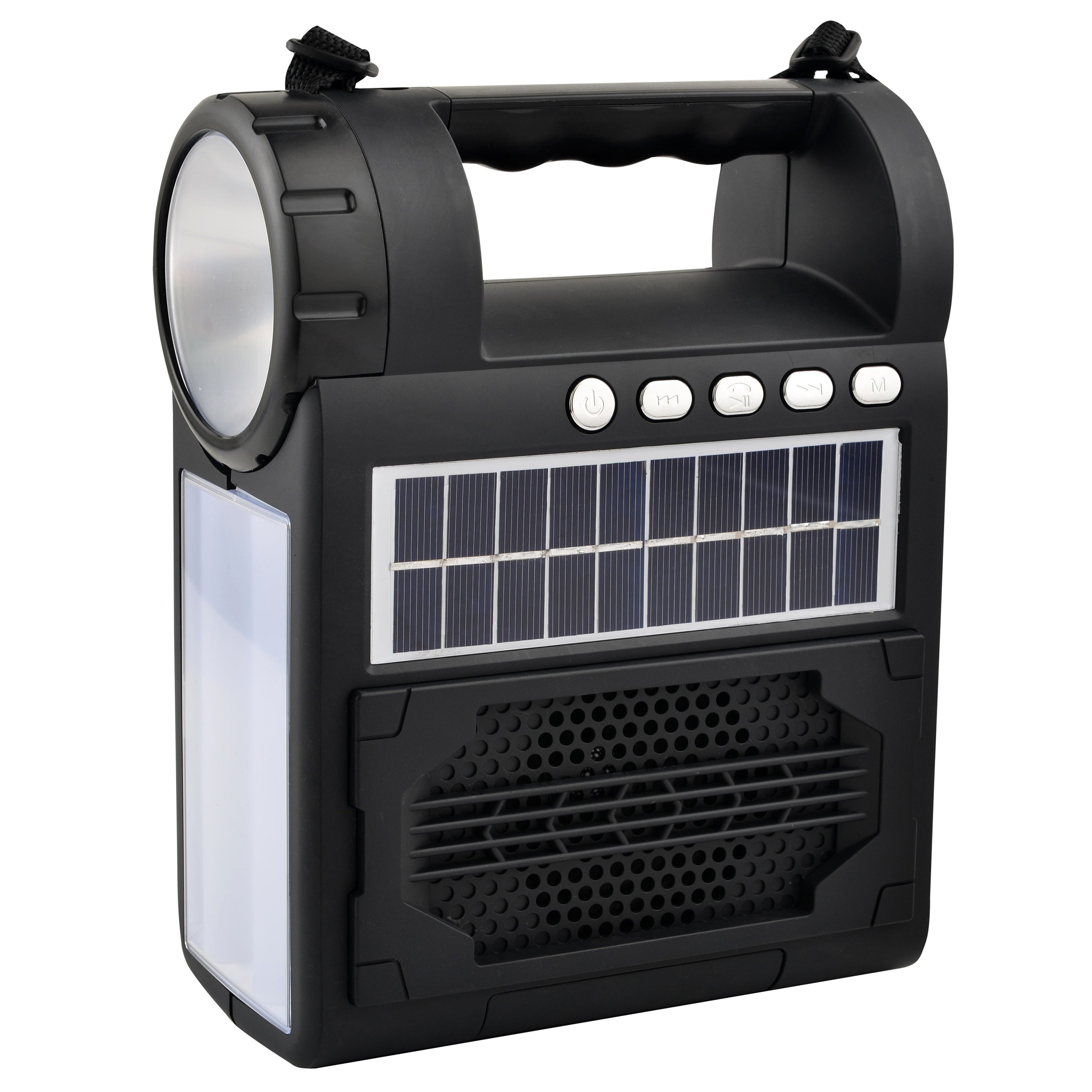 Solar Power Speaker with FM Radio, Flashlight and Lantern – Supersonic Inc