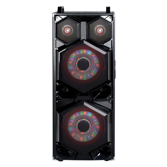 GTSK12-2 12-inch Bluetooth PA Speaker System with Wireless  Microphone,Rechargeable DSP Karaoke Machine,Super Subwoofer,USB/TWS/LINE  in/FM : : Musical Instruments, Stage & Studio
