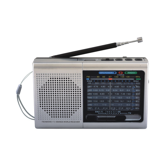 Radio Temporizador Multibanda 9 Bandas Am Fm Sw Ante