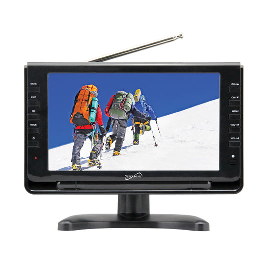 Supersonic SC-2810 10 Rechargeable Portable TV with ATSC