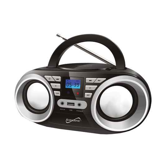 radio portable CD AUX-IN à piles ou secteur avec micro Disney