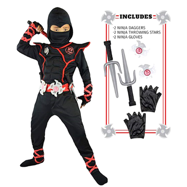 Preços baixos em Ninja Preto Fantasias Para Homens