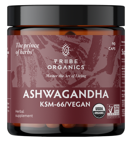 ashwagandha  ksm-66® vegan - tribe organics