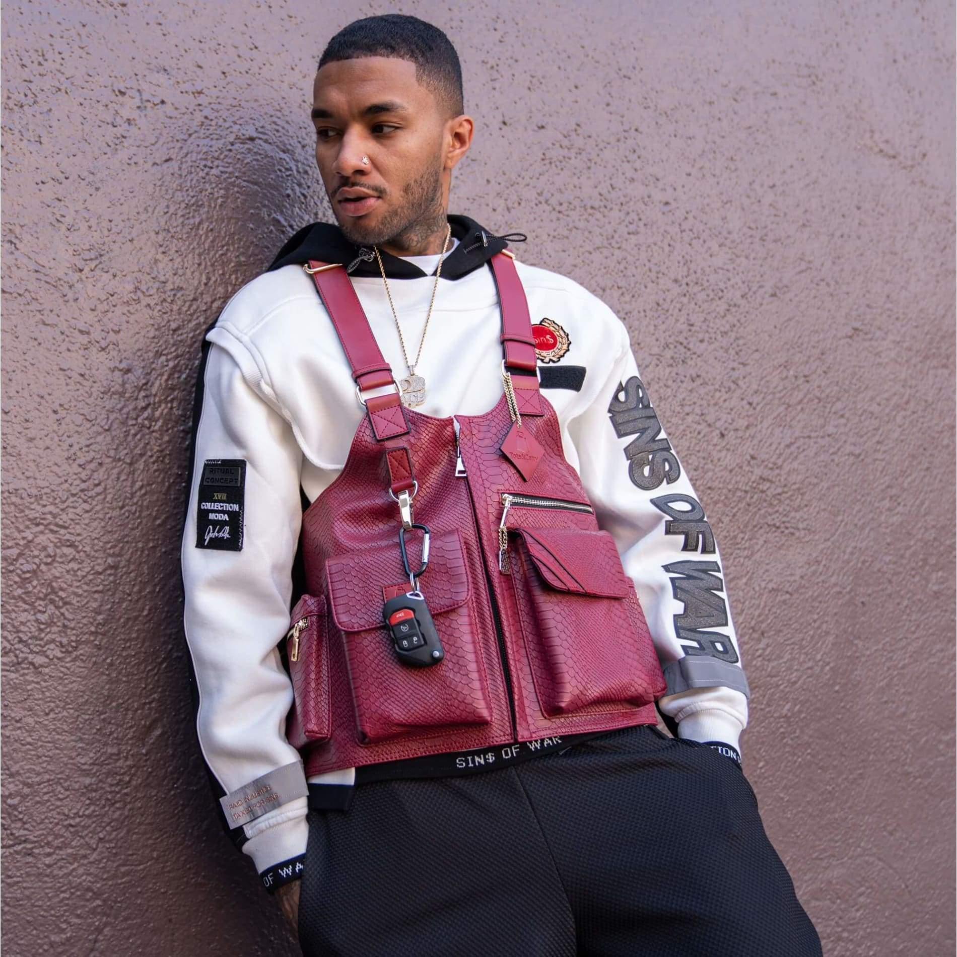 Tote&Carry - Burgundy 07 Tactical Vest – Tote&Carry International
