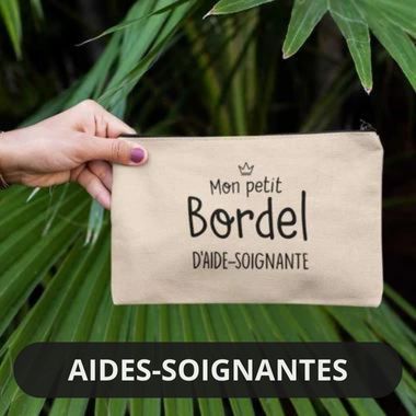 Pochettes et Trousses Aides-Soignantes｜Personnalisée – Boutique