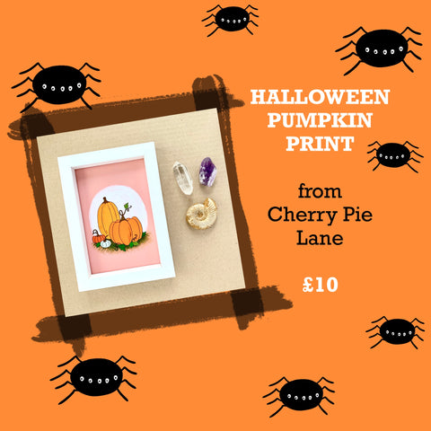 Halloween Pumpkin Print Cherry Pie Lane