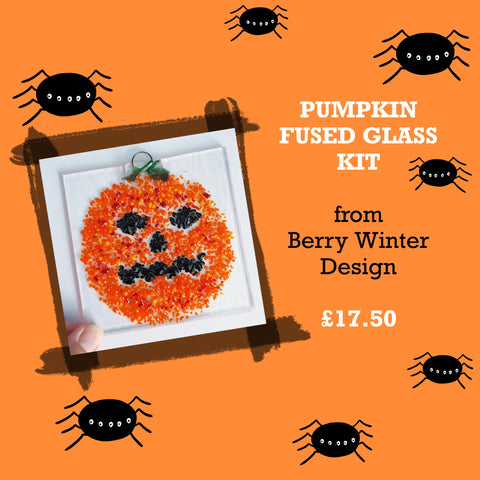 Berry Winter Pumpkin Fused Glass Kit