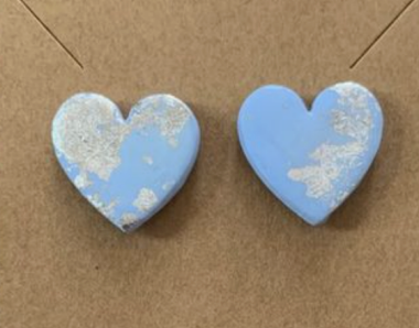 blue heart earrings Zeal Apparel store be the light blog gift guide