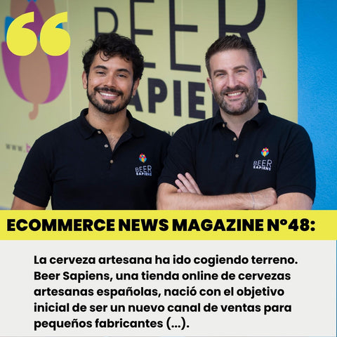 Bière Sapiens dans Ecommerce News Magazine Nº48