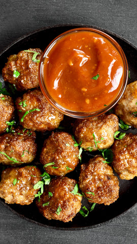 meatballs with doppelbock beer