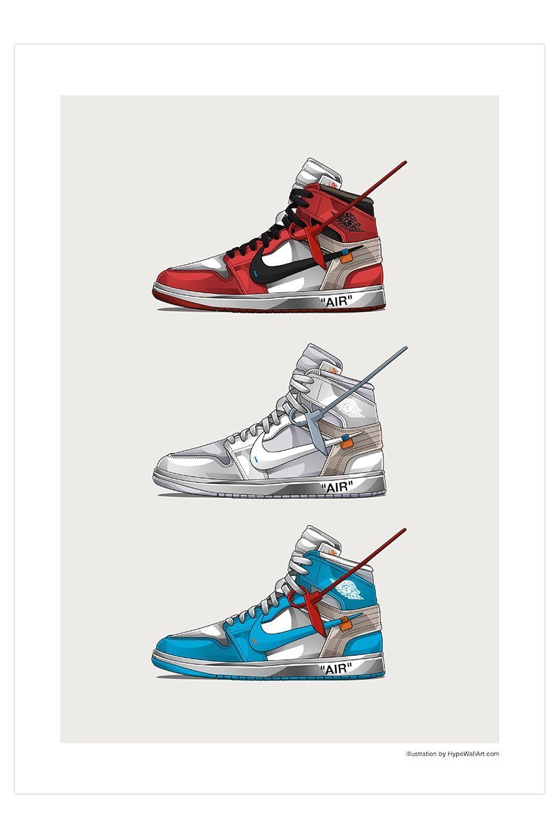 off white jordan 1 art