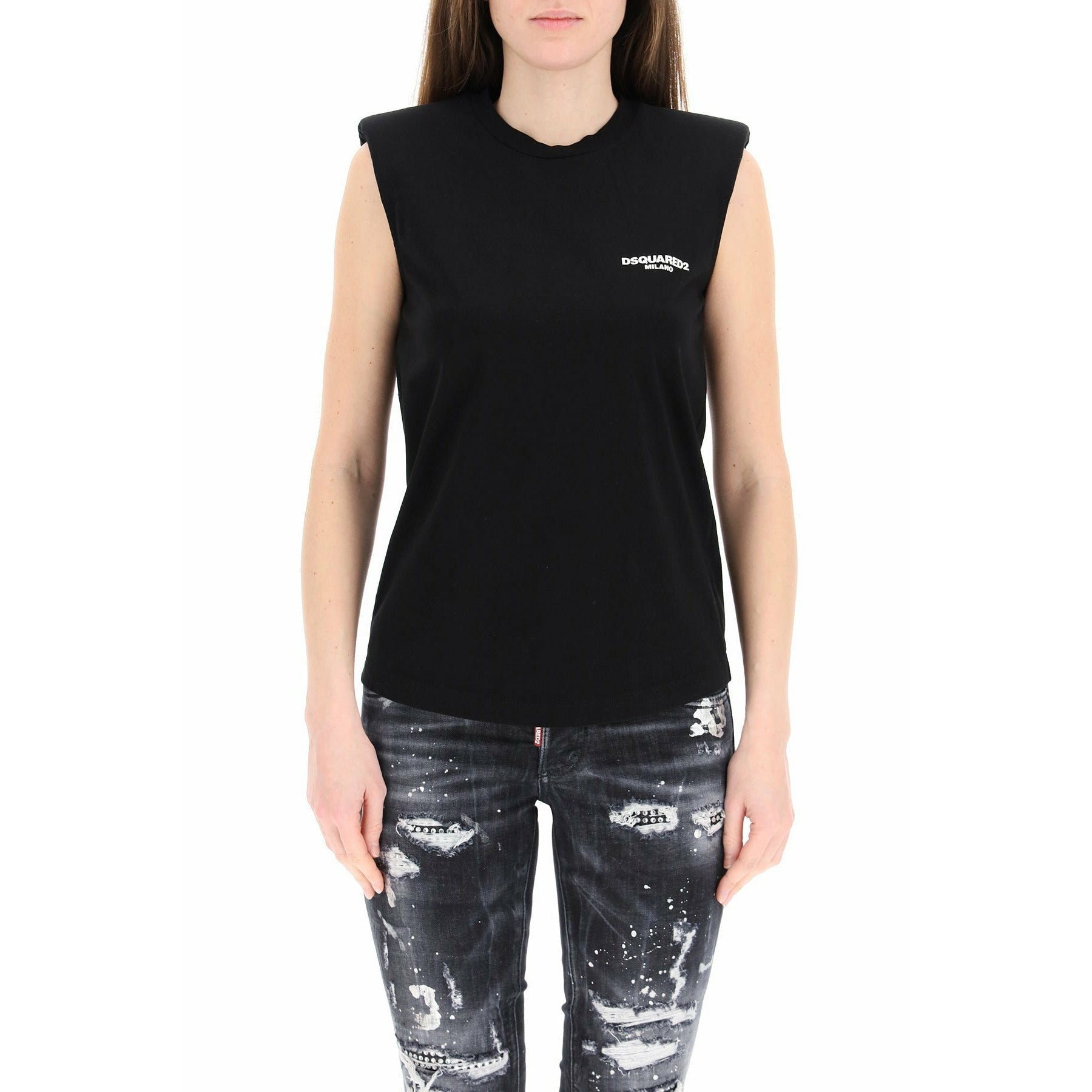 Dsquared2 top with logo print