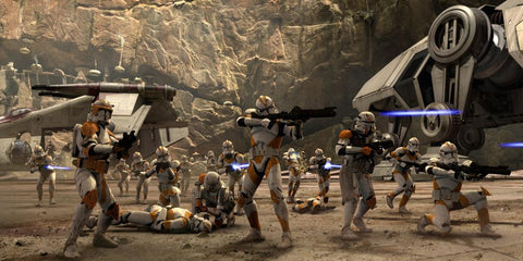 clone troopers fighting