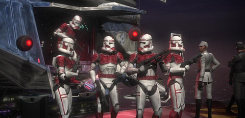 lots of clone troopers