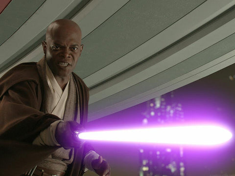 windu and his purple lightsaber