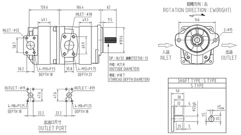 KOMATSU - POWER LINE PUMP 705-51-20370- Made in Taiwan | Gcrown Technology Ltd.