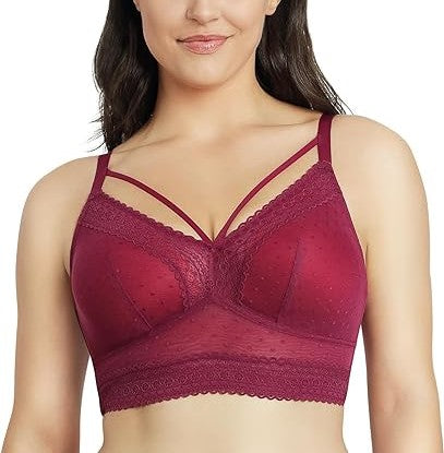 Mia Lace Wire-Free Bralette P6011- Sapphire Blue – The Halifax Bra Store