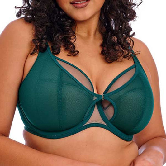 Morgan Underwired Soft Cup Bra In Deep Teal - Elomi