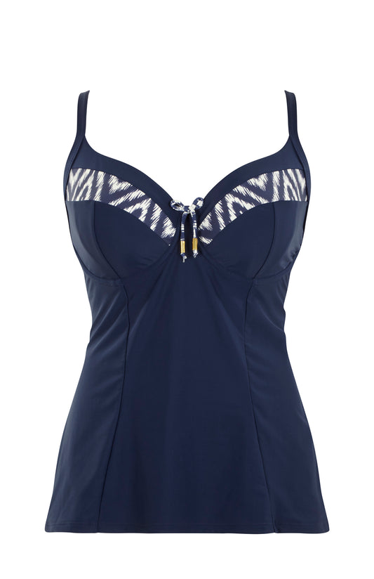 Langkawi Twist Tankini In French Navy Blue - Fantasie – BraTopia