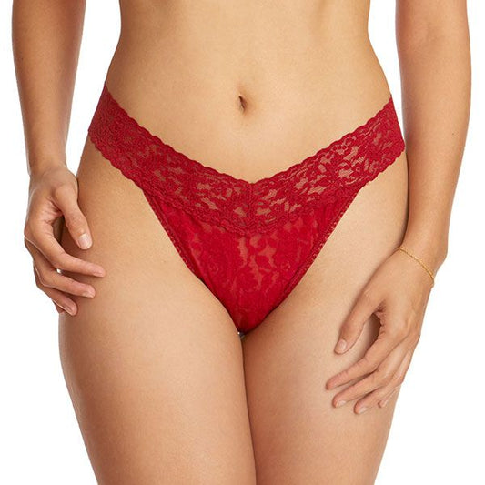 Retro Signature Lace V-Kini Thong - Hanky Panky – BraTopia