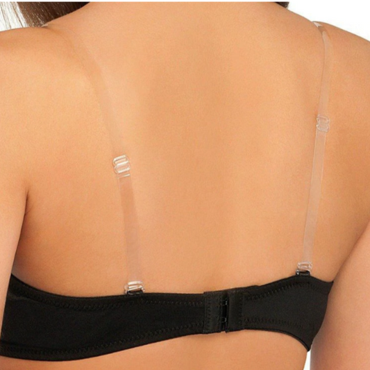 6 Pairs clear straps, Bra Straps, Adjustable Women Transparent Removable  Invisible Replacement Bra Shoulder Straps 15mm