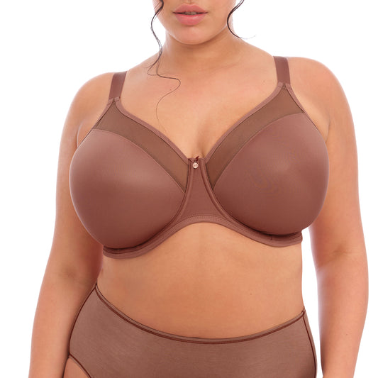 Elomi Women's Plus Size Smoothing Seam Free Underwire Bra, Nude, 38FF :  : Clothing, Shoes & Accessories