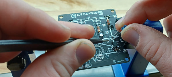 Inserting an LED into the Flip Flop