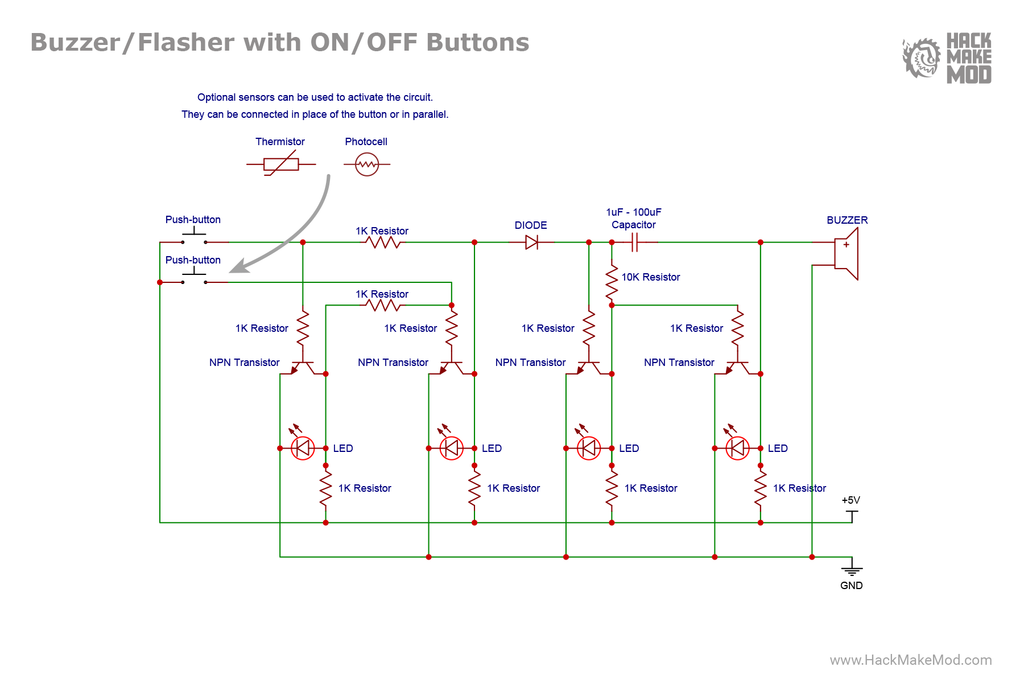 Buzzer Flasher