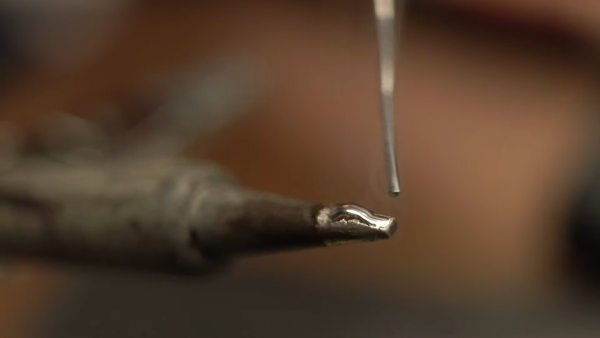 Tinning the tip of your soldering iron