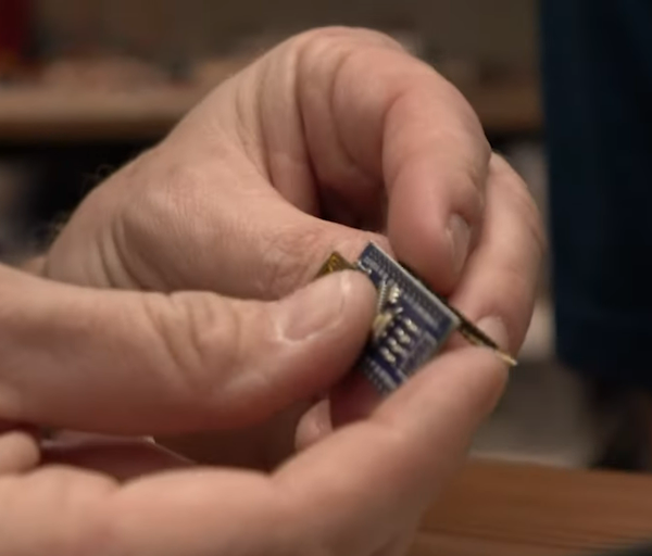 Inserting header pins into an Arduino