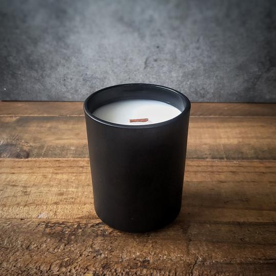 Z CANDLES Teakwood, Matte Black Candle 12 oz. black12teakwood - The Home  Depot