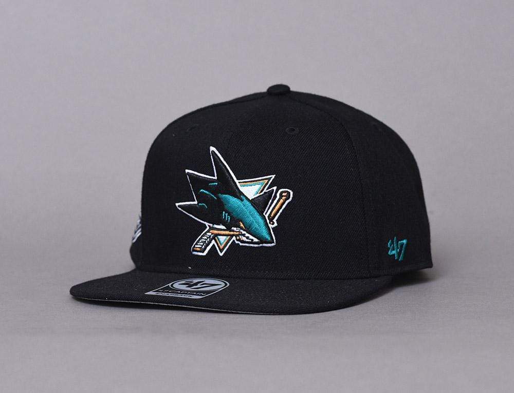 Cap Snapback 47 Sure Shot San Jose Sharks 47 Snapback Cap / Black / One Size