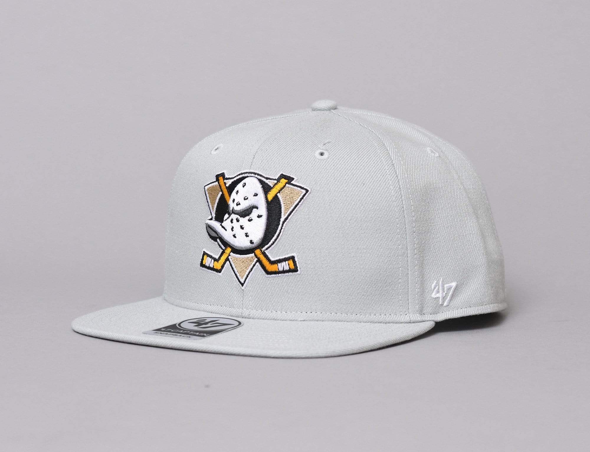 Cap Snapback 47 Sure Shot Anaheim Mighty Ducks 47 Snapback Cap / Black / One Size